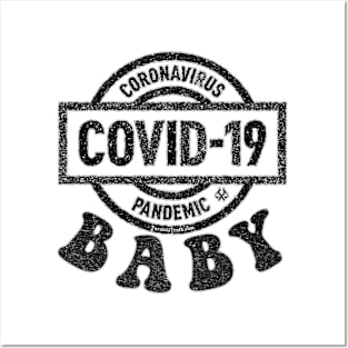 COVID BABY BLACK Posters and Art